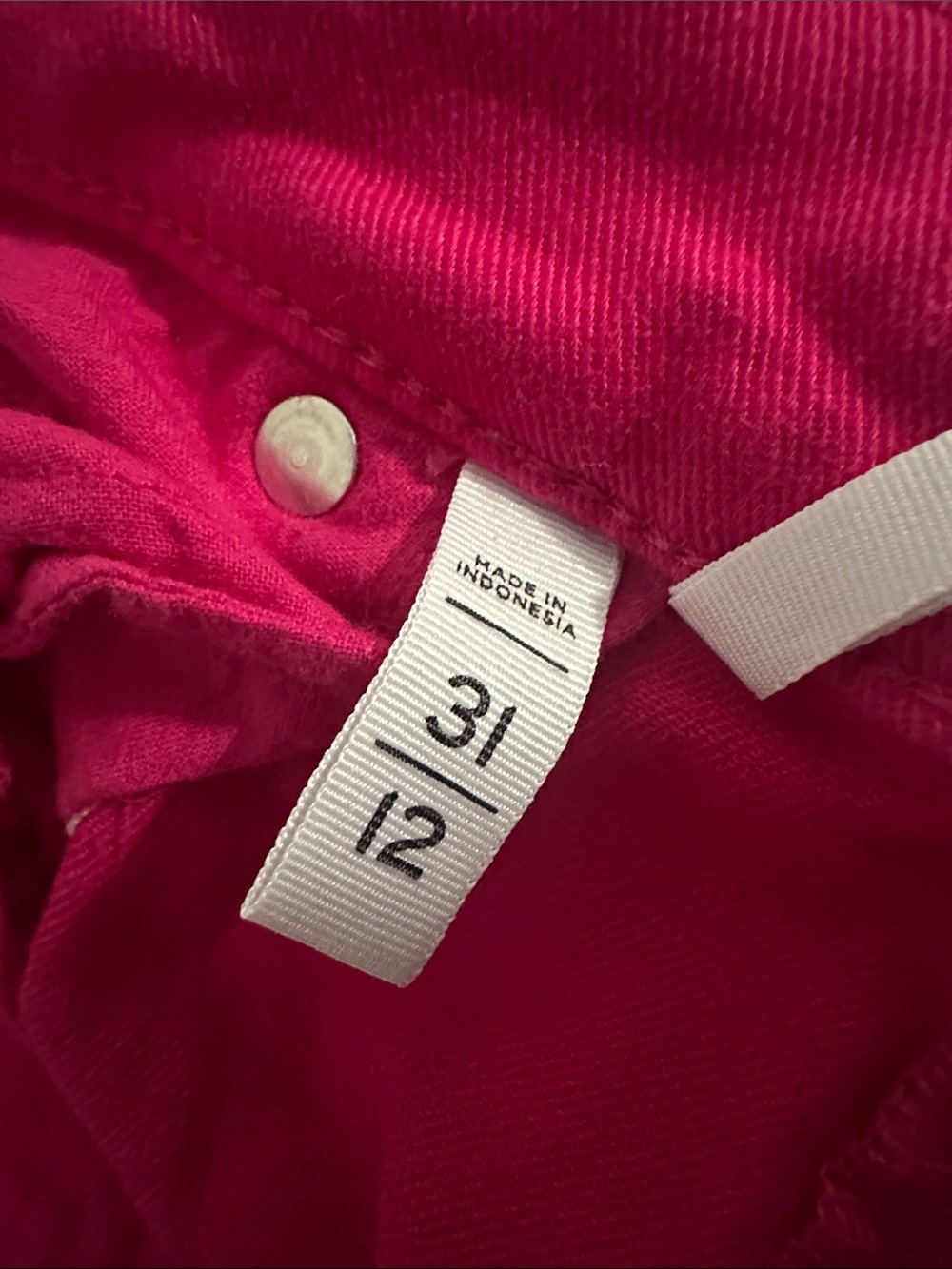 LOFT Bright Fuchsia Flare Jeans - Picture 3 of 4